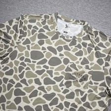 Southern String Hat Co Mens XL Camo Performance Pocket Tee Short Sleeve Shirt