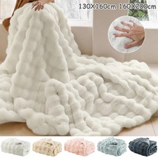 Flauschig Kuscheldecke Decke Plüsch Felldecke Weiche Warme Überwurf Bett Couch