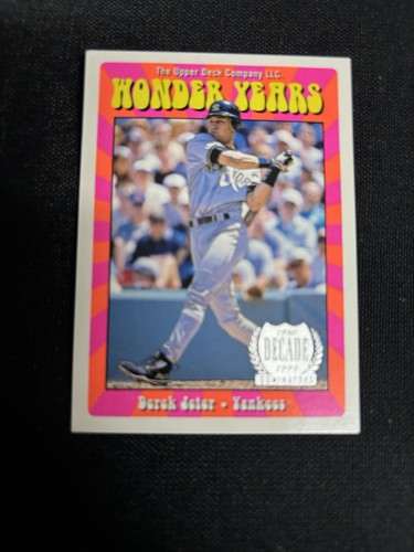 Derek Jeter [Double] #WY12 1999 Upper Deck Wonder Years card