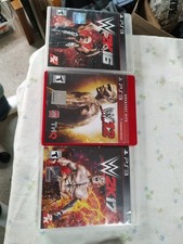 WWE 12, WWE 16 & WWE 2K17 PS3 Bundle – Complete CIB – Tested N-Mint