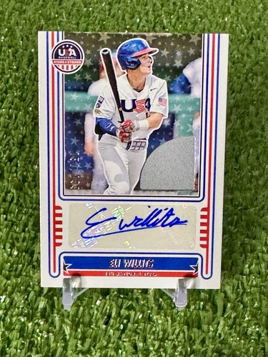 Carte à Collectionner Panini Stars & Stripes 2025 - Eli Willits - Patch Rouge Auto /25 - Rookie