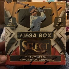  2025 Panini Select Baseball Mega Box Factory Sealed 1 Auto OR Mem 