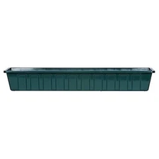 Novelty Poly-Pro Indoor/Outdoor Plastic Planter Box Liner, Green, 36in