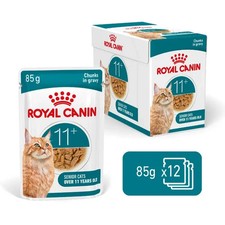 Royal Canin Ageing 11+ Adult Wet Cat Food in Gravy (12x85g, 24x85g, 48x85g)