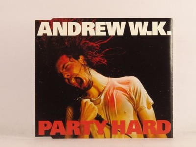 ANDREW W.K. PARTY HARD (B76) 3 Track CD Single including Picture Sleeve MERCURY