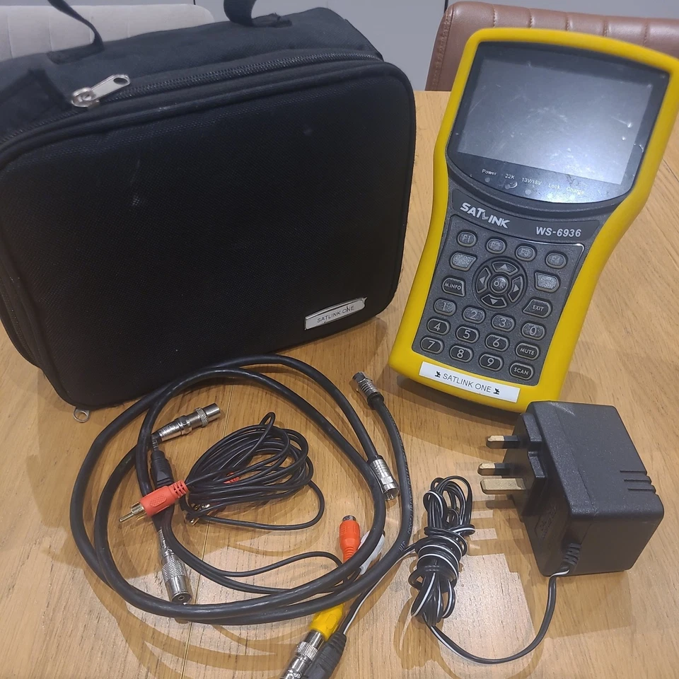 SATLINK WS-6936 DVB-S & DVB-T Misuratore combinato rilevatore di segnale con spettro - Immagine 3 di 4