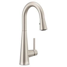 Moen 7664SRS Spot Resist Stainless One-Handle Bar Faucet