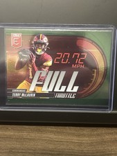 2025 Panini Donruss Elite - Full Throttle Terry McLaurin #19 Green
