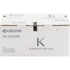 Kyocera TK-5242K Original Laser Toner Cartridge Black 1 Each TK5242K