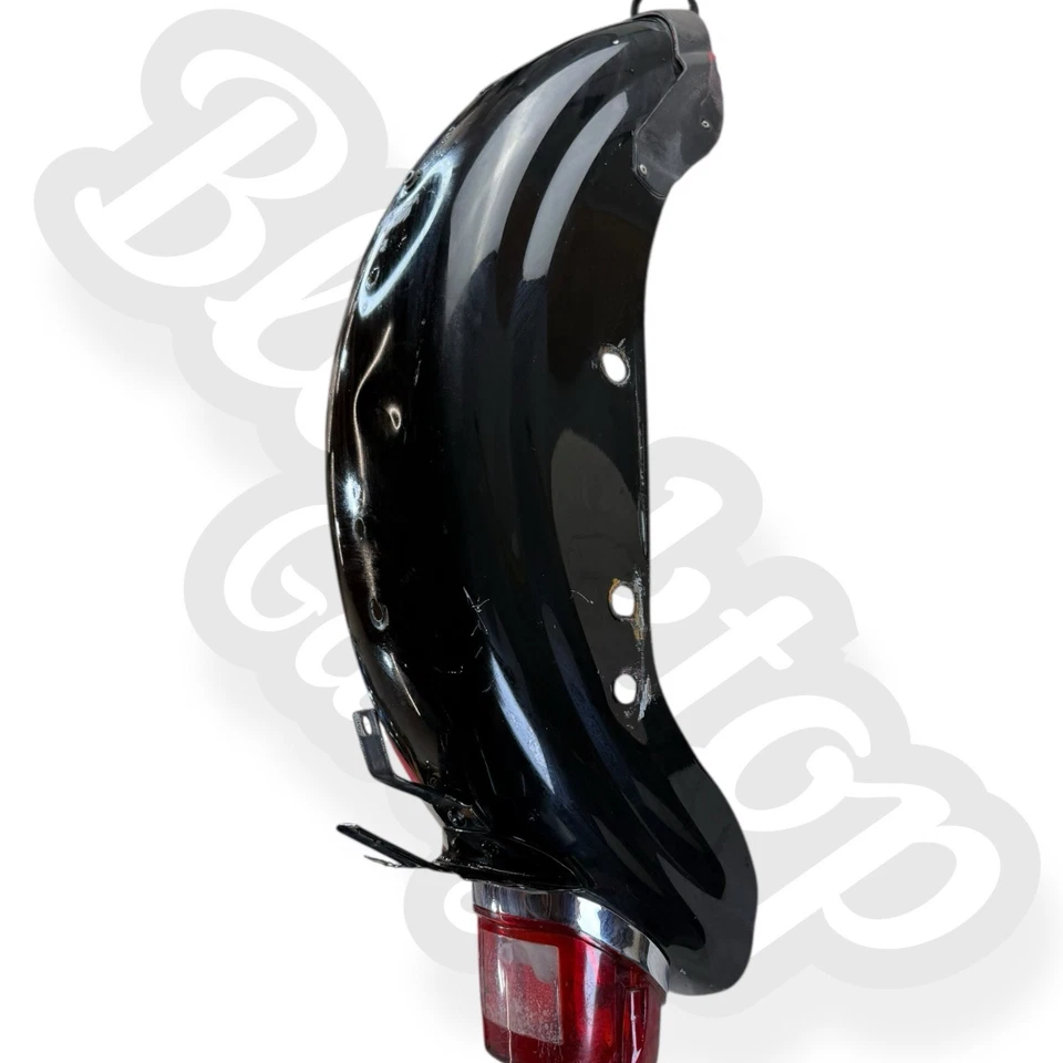 1997 Harley Sportster XL 1200 C OEM Rear Wheel Fender & Taillight Brake Lamp - Image 3 of 4