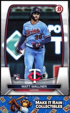 Matt Wallner 2023 Bowman #14 Minnesota Twins Rookie RC