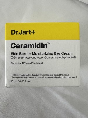Dr. Jart + Ceramidin Skin Barrier Moisturizing Eye Cream .5oz SEALED Exp 4/2028
