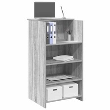 Banco Reception Grigio Sonoma 55x50x103,5 cm Legno truciolato