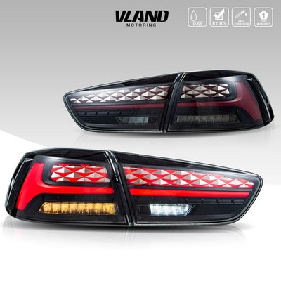 VLAND LED Tail Lights For 2008-2017 Mitsubishi Lancer & EVO X W/Sequential LH&RH
