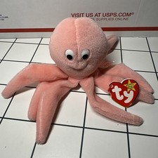TY Beanie Baby INKY the Octopus Plush 6.5 inch MWMTs Stuffed Animal Toy Tag