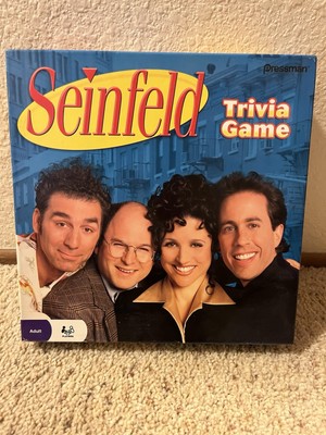 COMPLETE! Seinfeld Trivia Board Game - Pressman 2009 