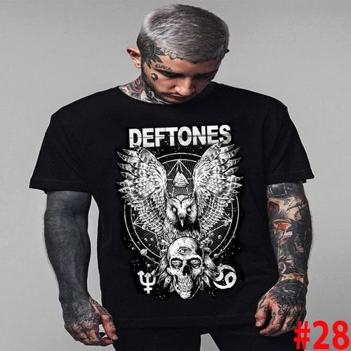 DEFTONES OWL PROGRESSIVE METAL ROCK T SHIRTS - product listing photo