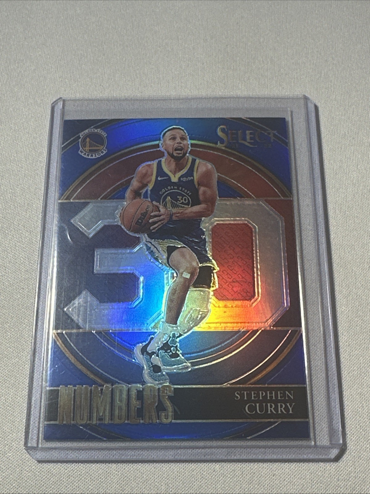 2021-22 Panini Select - Select Numbers Stephen Curry #5