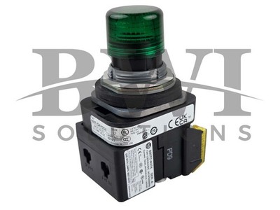 NEW Allen Bradley 800T-QAH2GX /U 30MM Momentary Push Button Green 800TQAH2GX