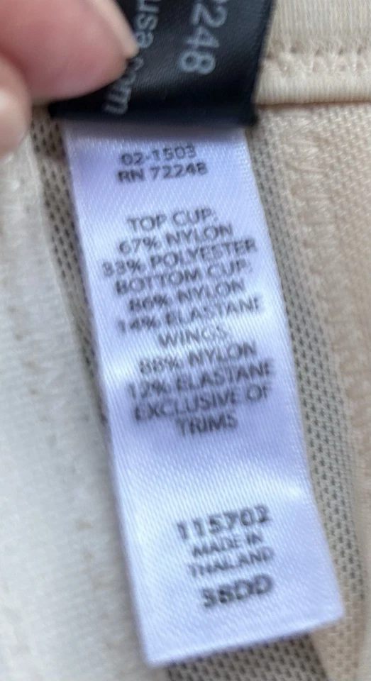 Sujetador figura completa Paramour By Felina 115702 Sweet Revenge marfil 38DD Foto 3 de 4