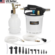 2l Pneumatic Brake Bleeder Vacuum Pump Kit 13 Adapters Silicone Hoses One Man 2l Pneumatic Brake Bleeder Vacuum Pump Kit 13 Adapters Silicone Hoses One Man