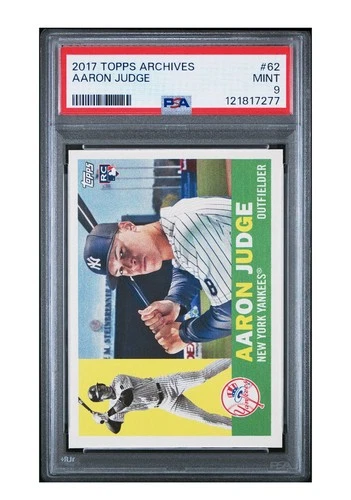 2017 Topps Archives - 1960 Aaron Judge #62 (RC) PSA 9 NY Yankees, ROY, MVP, MLB