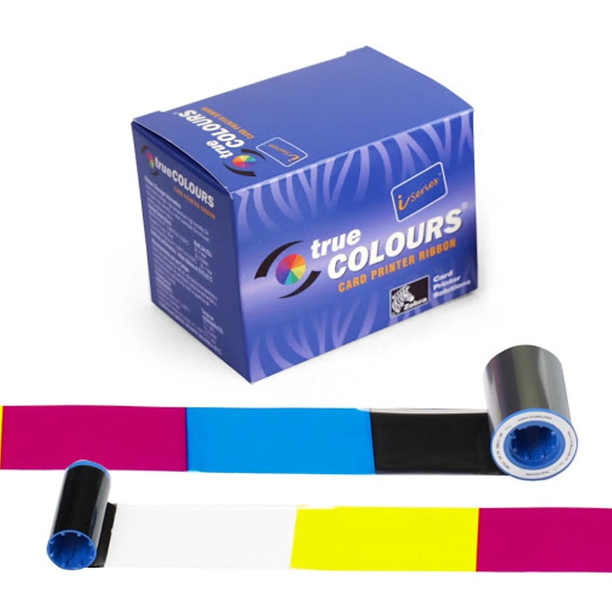 Ruban Transfert Thermique Compatible Zebra 800017-201 - Pour P100i, P110i, P120i - 1000 Impressions