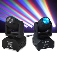 Mini 10 Watt LED Moving Head Light fascio bianco luce testa mobile DJ Party