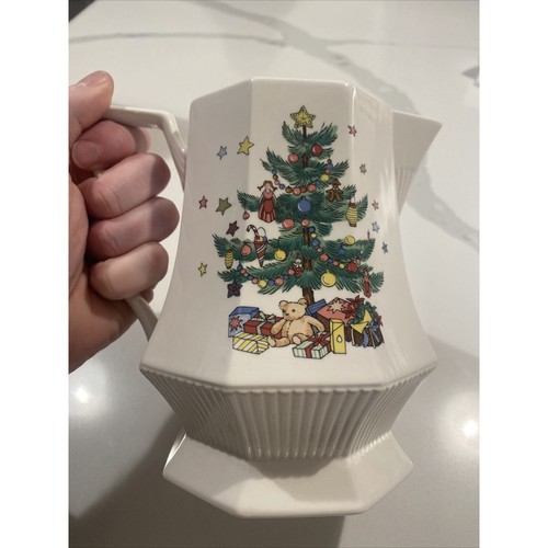 NIKKO Weihnachtskrug 1 Quart Weihnachtsbaum Japan mit Originalkarton - Bild 4 von 10