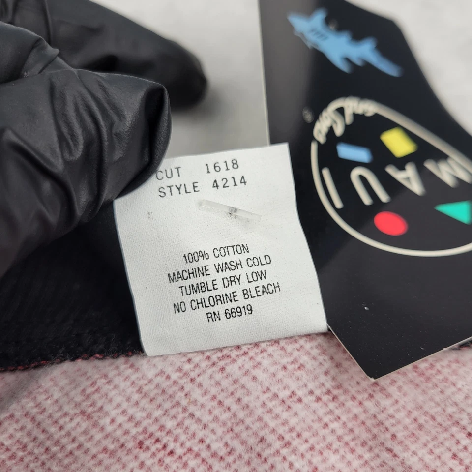 Camisa De Colección Maui And Sons Hombres XL Timbre Sudadera Suéter Surf Y2K AOP Adulto Foto 4 de 4