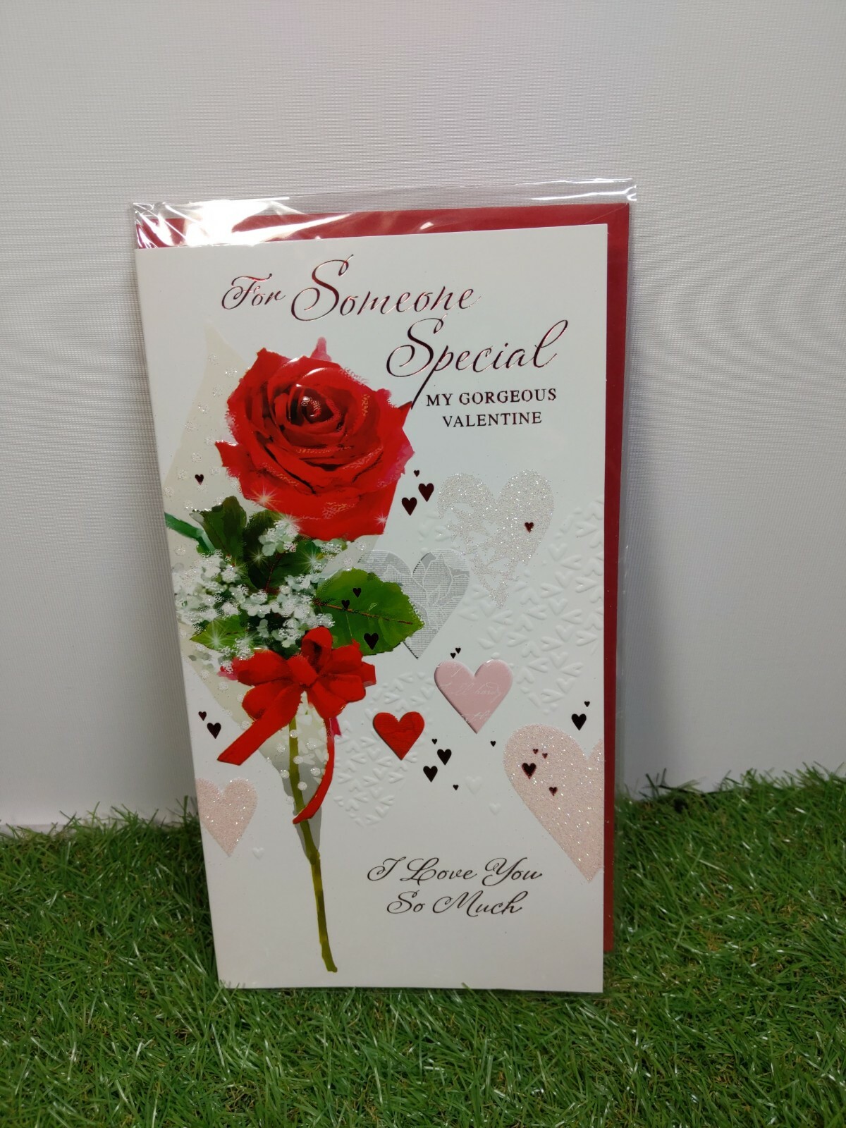 Valentine's Day Card Cute Heart's By Simon Elvin flower Love Boyfriend Girlfrie