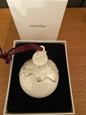 Pandora 2018 Christmas Pudding Bauble,  Christmas Tree hanging Ornament.