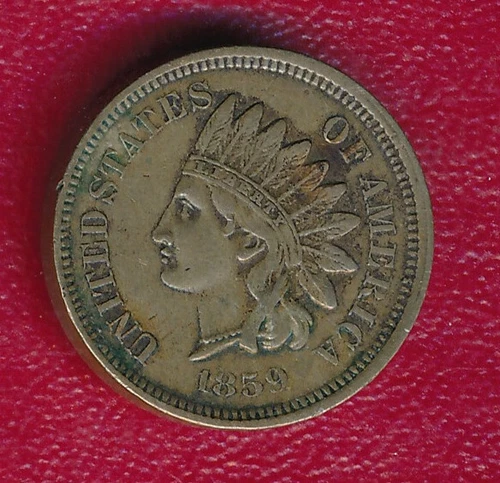 1859 INDIAN HEAD CENT **NICE CIRCULATED VERY FINE** FREE SHIPPING!!