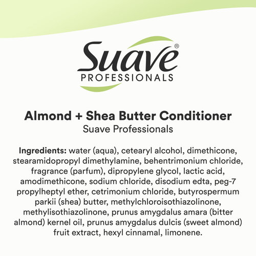 Shampoo & Conditioner Suave Almond & Shea Butter Moisturizing, 28 Oz, 2 Count - Picture 10 of 11