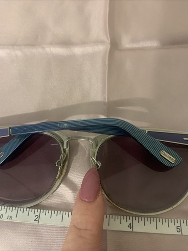 Auténticas gafas de sol Tom Ford Nina púrpura plata ojo de gato TF373 86Z 56-21-135 - Imagen 7 de 18