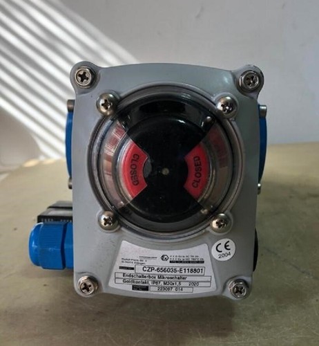 KMH Vanne d'arrêt avec entraînement pneumatique pour zones ATEX + micro interrupteur - Photo 12/12