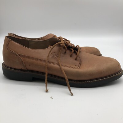 Timberland Dress Shoes Men\'s 11.5 Dark Brown Leather Lace-Up Oxford Formal Timberland lace-up Derby Shoes | Brown | FARFETCH main image 4