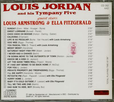 Louis Jordan And His Tympany Five Louis Jordan And His Tympany