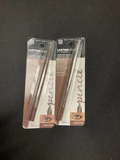 MAYBELLINE LASTING DRAMA - WATERPROOF GEL PENCIL. #604 GLAZED TOFFEE (2 PACK)