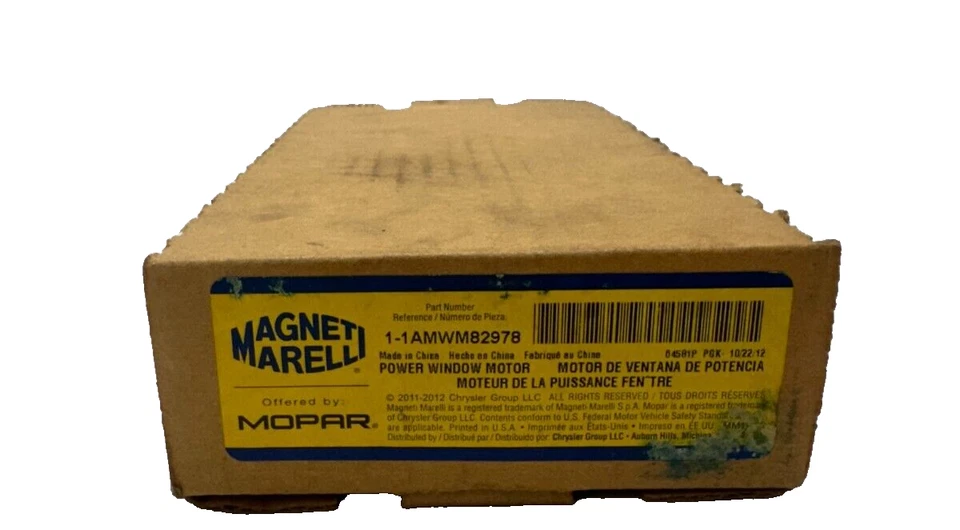 Motor de ventana eléctrica Magneti trasero derecho para Bonneville Deville Caprice Road Master Foto 4 de 4