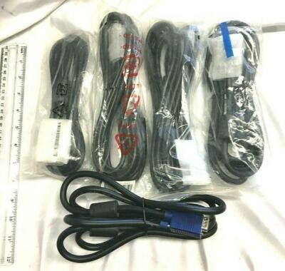 Space Shuttle D Low Voltage Computer Cable 6' Lot of 5 VW -1 Style 2919 New F...