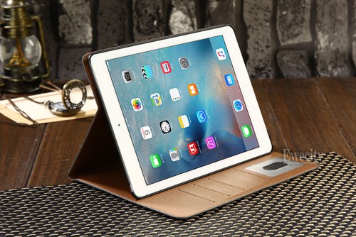 Folio Retro Wallet Leather Stand Smart Sleep/Wake up Case Cover For Apple iPad - Picture 7 of 27