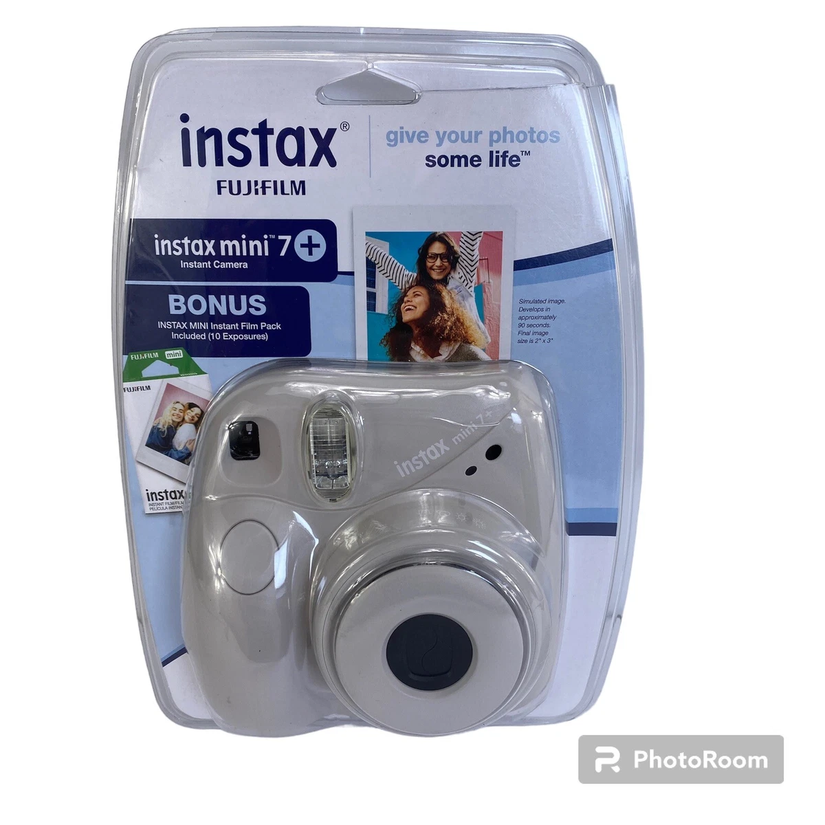 Fujifilm Instax Mini 11 Instant Camera (Sky Blue) | Twin Pack Film | Rainbow Film | Case | Stickers - Complete Kit