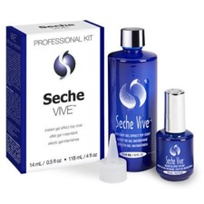 Kit de recarga de uñas de secado rápido efecto gel instantáneo Seche Vive 4 oz + 0,5 oz 2023