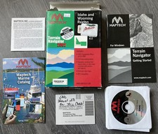 Maptech Terrain Navigator 2002 Idaho and Wyoming Region PC Windows map software