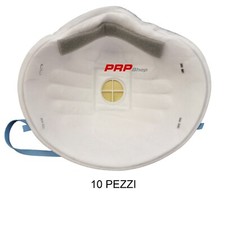 Mascherine antiparticelle Respiratore carteggiatura 3m 8822 con valvola 10 pezzi