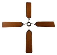 Vintage Ceiling Fan Adapt Air Mechanism, Blades & Blade Arm Brackets 52"
