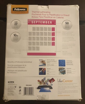 Fellowes LetterSize Laminating Pouches | Limitless Office Products