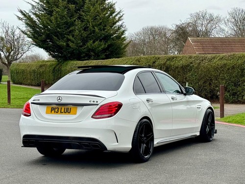 FOR MERCEDES C CLASS W205 C205 AMG STYLE SIDE SKIRT EXTENSION BLADE CARBON 2014+ - Picture 9 of 15