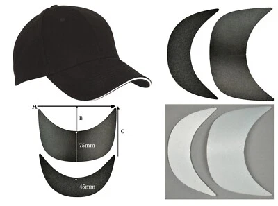 Baseball Hat Peaks Cap Brim Visor Making Components Elements Replacement Repair